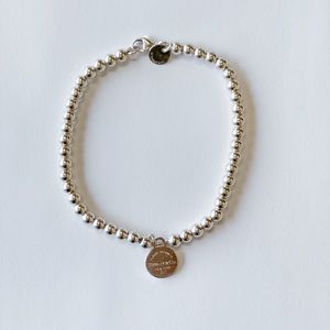 Tiffany & Co. sterling silver beaded bracelet